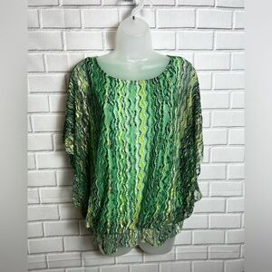 ECI Women green top/size M
